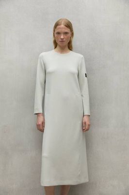 LIGHT BEIGE CRISTAL DRESS