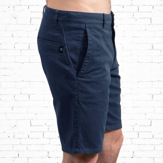 SHORT - biologisch katoen + 3% elastane - Navy Blauw