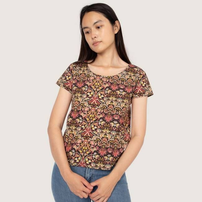 Sommer-Shirt Coube Mandala (schwarz)