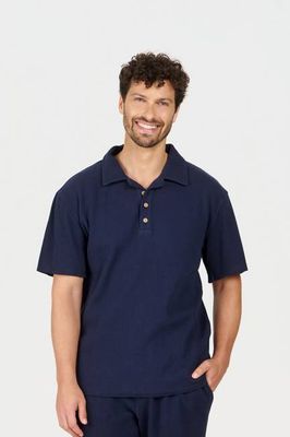 IVER Organic Cotton Top - Navy