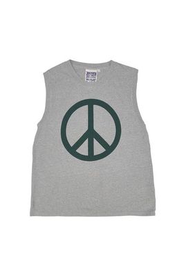 Peace Heathered Malibu Muscle Tee