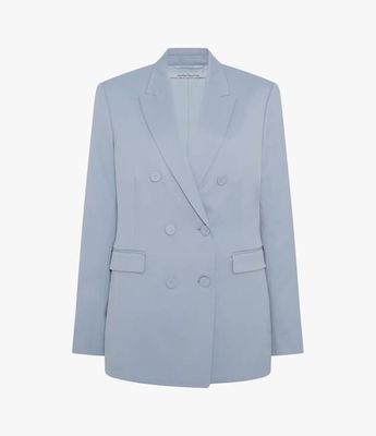 Double Breasted Jacket | Sky