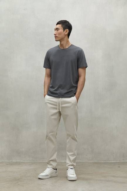 DARK GREY VENT T-SHIRT