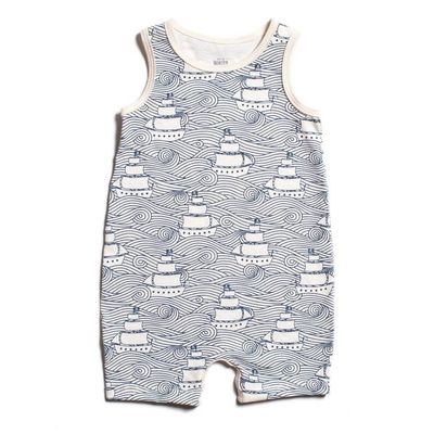 Tank Top Romper - High Seas Navy