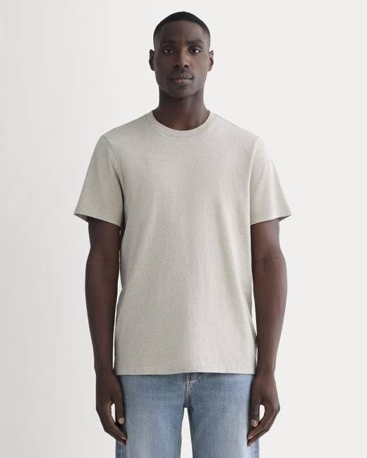 The Premium-Weight Crew | Uniform | Heather Oatmeal