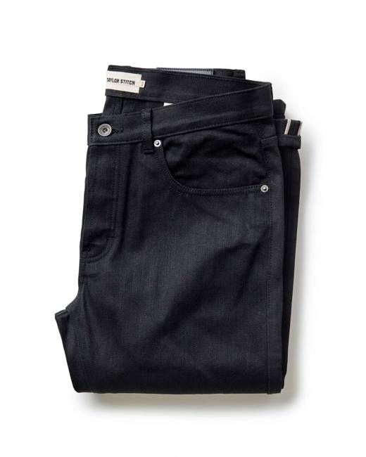The Democratic Jean in Rigid Black Organic Selvedge