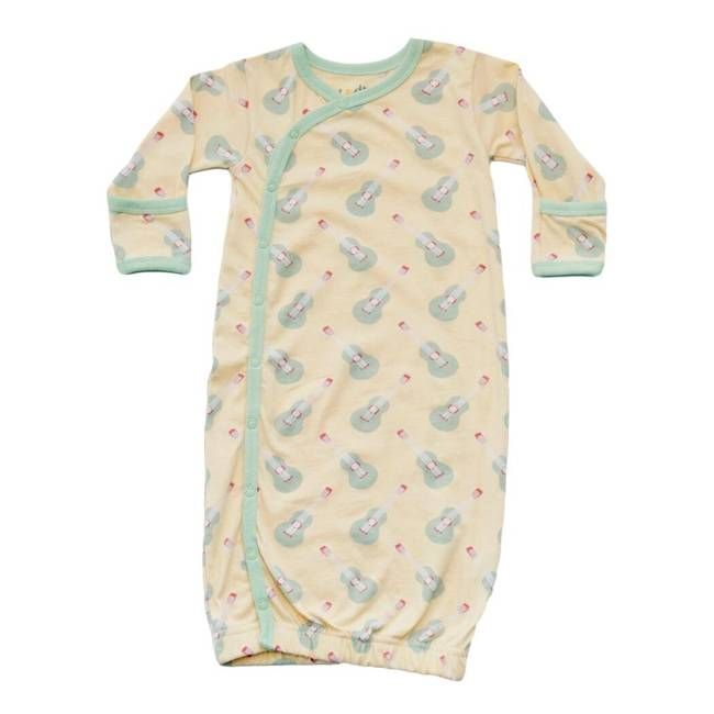 GOTS Certified Organic Cotton Gown - Ukulele
