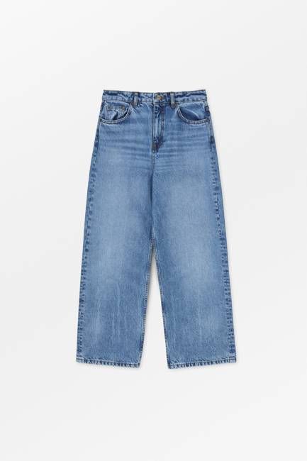 Taylor cropped jeans - Worn mid blue