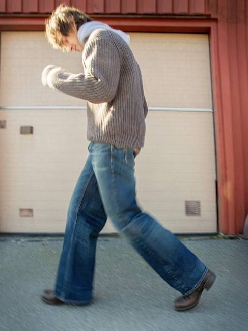 August Chunky Brown regular fit wool sweater | Nudie Jeans