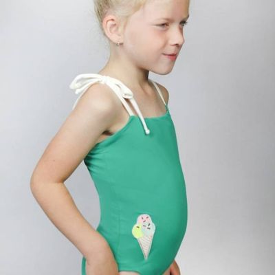 Recycling Badeanzug Flori Petite botanico / cream - kaufen