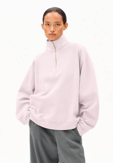 GMT DYE SWEAT TROYER | pink mist