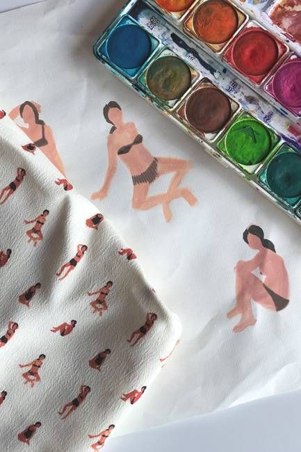 Ava Blouse - Sunbathing Beauties