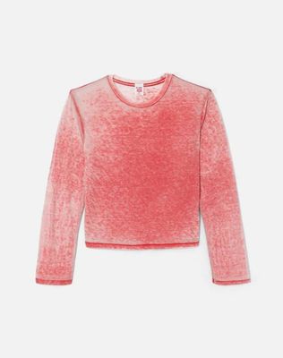 Long Sleeve Boxy Tee - Heritage Red