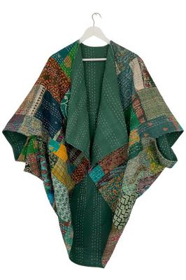 NEW! Vintage Patchwork Stories Kimono No.84