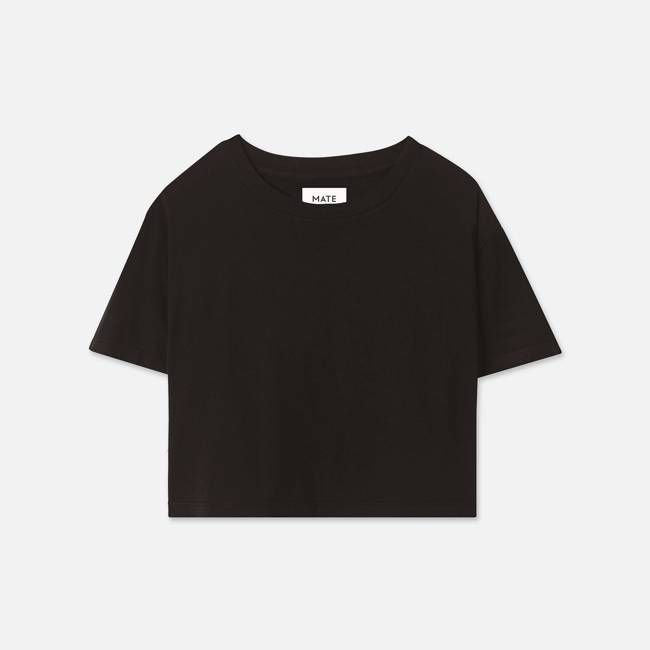 Organic Cotton Relaxed Crop Tee