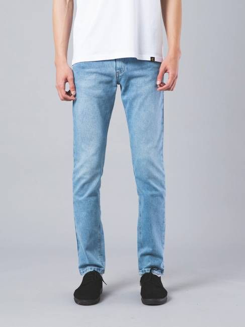 Men's Flamingo Vintage Light Blue Slim Jeans