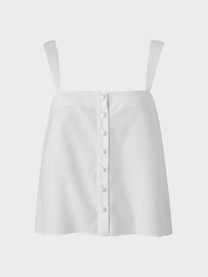 Victoria Top Cotton Poplin White