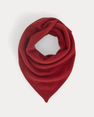 Cashmere Lovergirl Large Kerchief | Classic Red