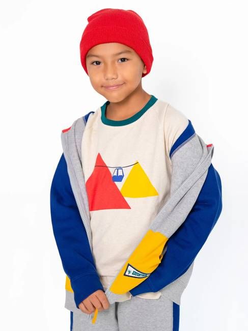 Kids' Organic Cotton Gray Hoodie