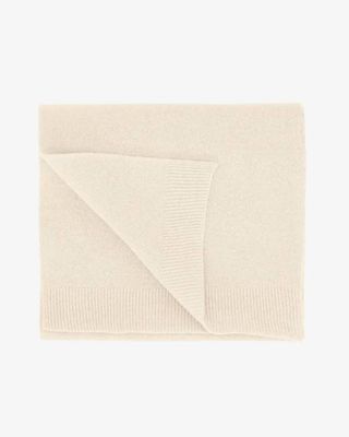 Merino Wool Scarf - Optical White