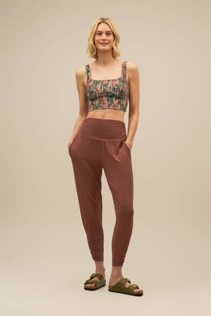 Mallea Twist Back Crop Top