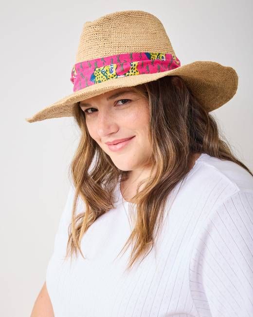 Bagheera - Laguna Hat Tie - Hot Pink