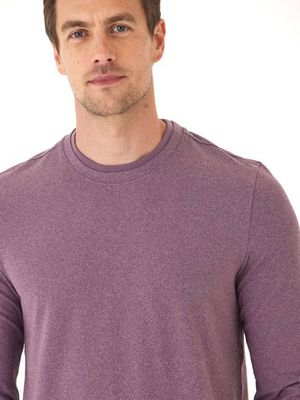 Parker Luxe Jersey Double Rib Long Sleeve Crew