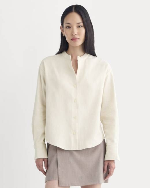 Flannel Shirt | Heathered Oat