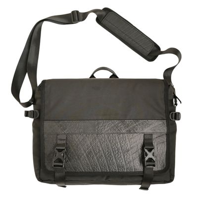 Nomad Voyager Recycled Rubber & Army Canvas Vegan Messenger Bag