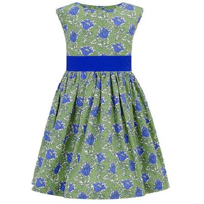 [Re:Coat] Bloomsbury Girls Celebration Dress - Anemone (7-8y)