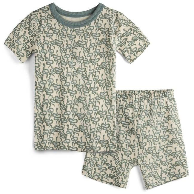 100% Organic Cotton Shortie Pajamas for Kids: Wild Wander Collection