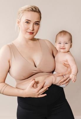 Soft nursing bra 34D - 48DDD-E - Black