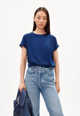 IDAARA T-SHIRT | faded indigo