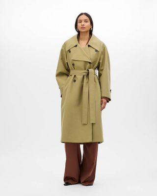 Double Face Trench | Olive