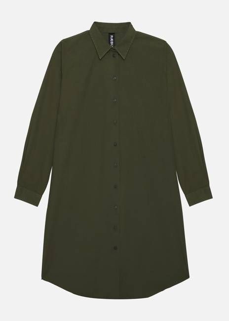 SHIRT DRESS OLIVE