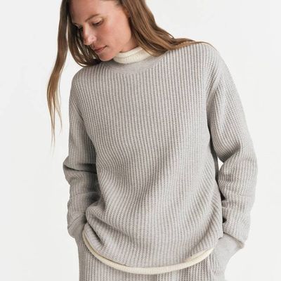 Organic Waffle Crew Top