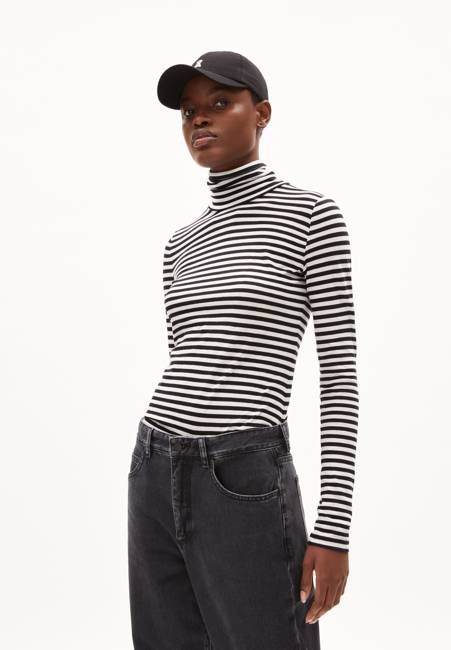 GRAZILIAA STRIPES | black-off white