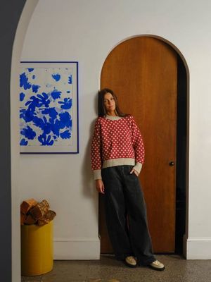 Augusta Grid Stitch Sweater - Kantuta