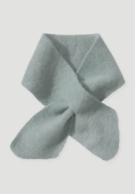 Wool fleece scarf made from pure organic merino wool