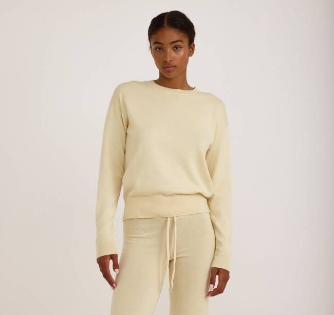 Soft Knit Boxy Crewneck Sweater