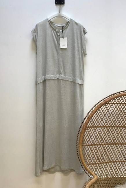 Sara Linen Dress in Silver S Preloved
