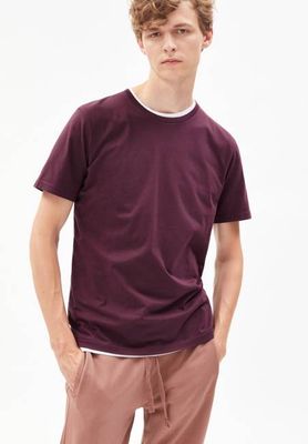 JAAMES T-SHIRT | dark aubergine