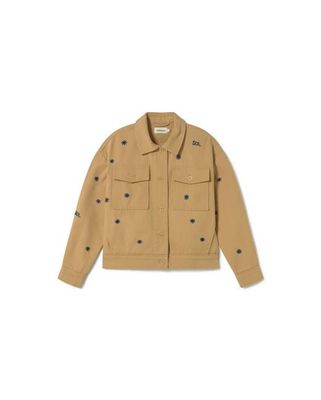 Camel hand embroidered Frans jacket