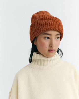 Orange wool Ruby beanie