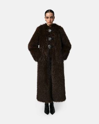Nolwen Fox Maxi Coat