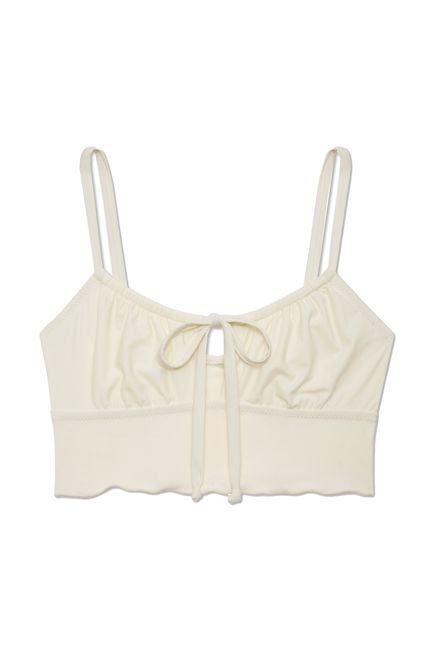 Selena Crop Top in Crema