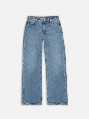 Wide Heidi Worn Treasure loose wide-leg jeans | Nudie Jeans