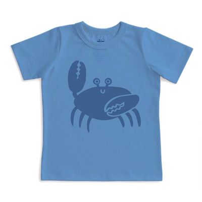 Short-Sleeve Graphic Tee - Crab Lake Blue