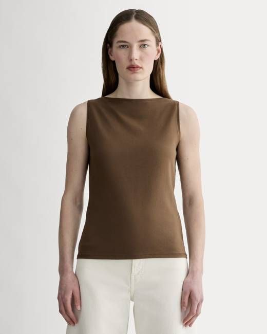 The Form Boatneck Tank | Cocoa