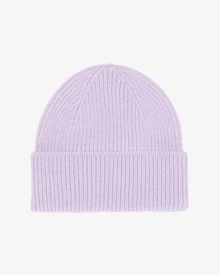 Merino Wool Beanie - Soft Lavender